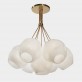 IQ2831 DIMPLE CLUSTER CHANDELIER