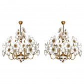 IQ2845 GILT BRASS CHANDELIER