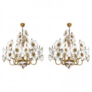IQ2845 GILT BRASS CHANDELIER