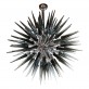 IQ8424 STUNNING SMOKED GREY SPIKED STARBURST CHANDELIER