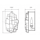 IQ8431 MONROE SCONCE