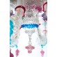 IQ8480 PINK GRAPES CHANDELIER