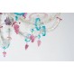 IQ8480 PINK GRAPES CHANDELIER