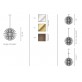 IQ8185 SOPHIA Single Pendant 24