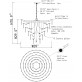 WM2131 PORTIA CHANDELIER