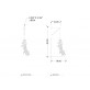 AM1351WC ICE BRANCH SCONCE