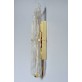 AM2430W GLASS TOTEM SCONCE
