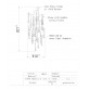 QZ315 AQUA BRANCH SCONCES